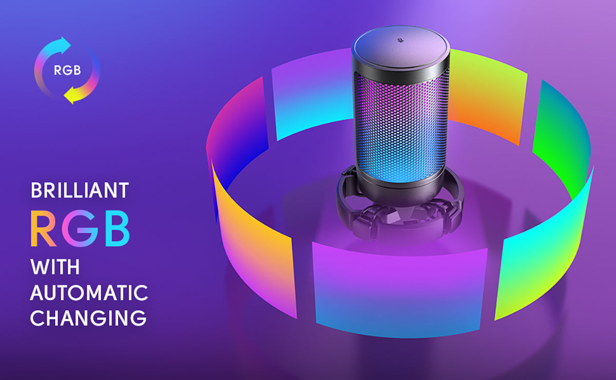 FIFINE USB Gaming Microphone Kit for PC,PS4/5