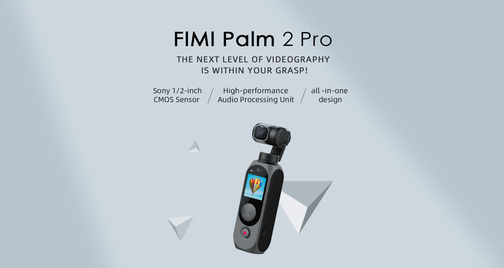 FIMI NEW Palm 2 Pro 3-axis Handheld Gimbal Stabilizer Camera