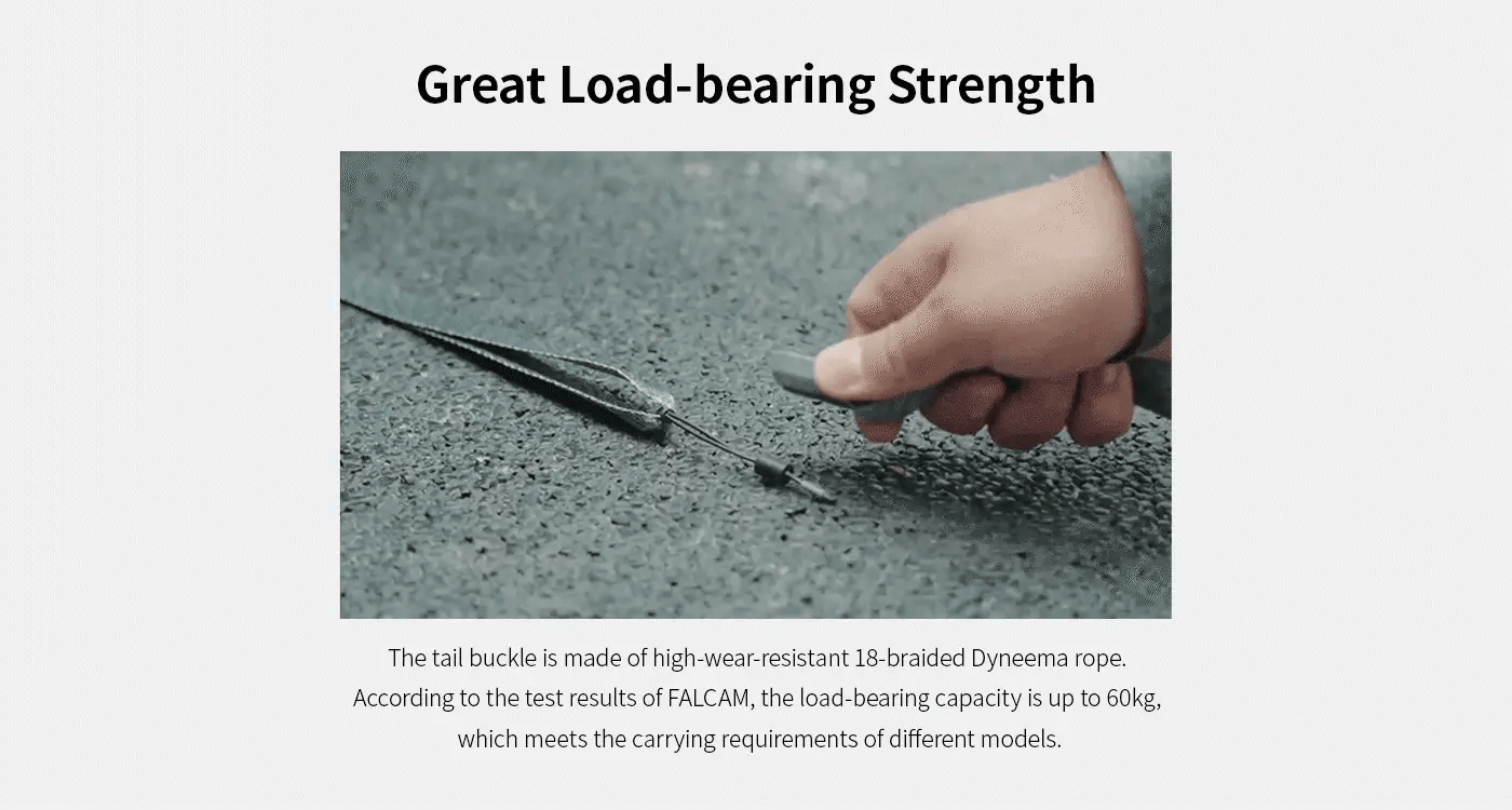 Falcam Maglink Schultergurt mit Schnellverschluss und Magnetverschluss, Classic 3144-15