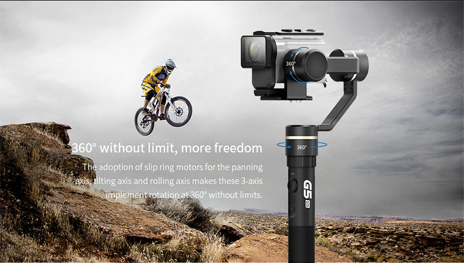 Feiyu G5GS Stabilized Handheld Gimbal For Action Camera