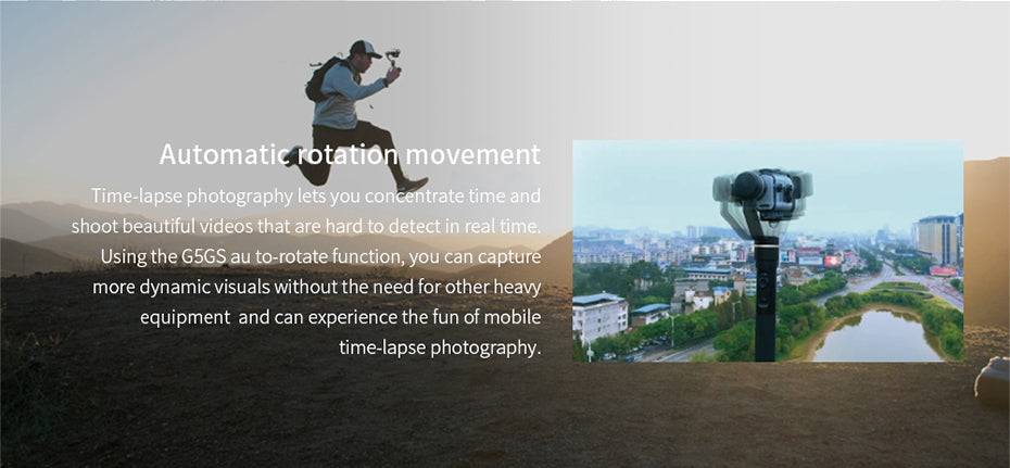 Feiyu G5GS Stabilized Handheld Gimbal For Action Camera