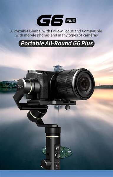 Feiyu G6 Plus 3 Axis Wi-Fi Control Gimbal for Mirrorless Camera