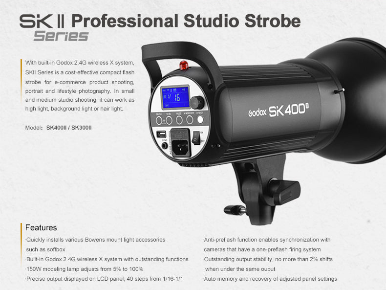 Godox SK300II SK400II professional studio strobe-1