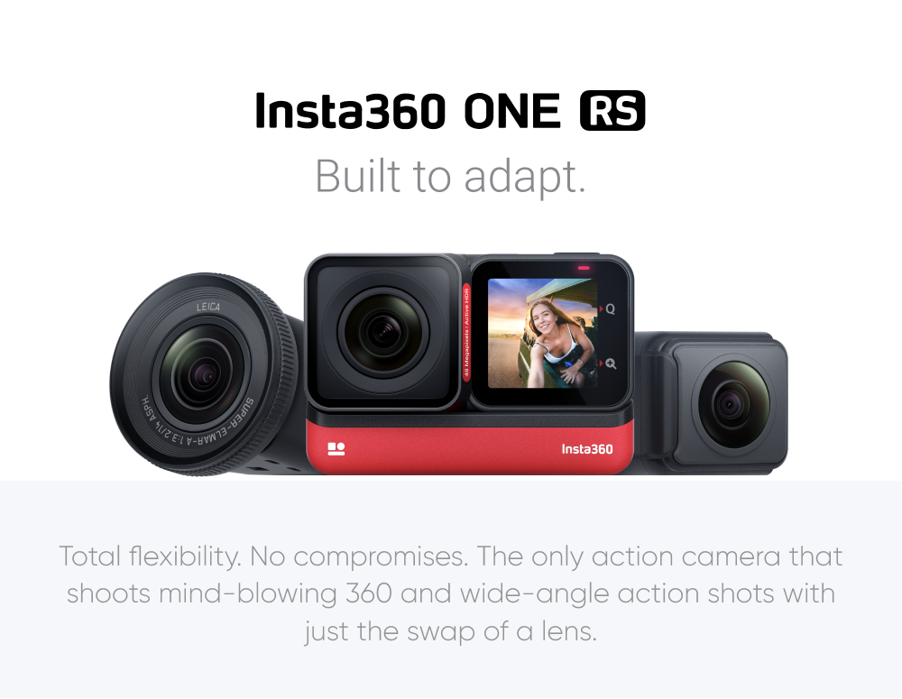 Insta360 ONE RS Waterproof 4K 60fps Action Camera – vlogsfan