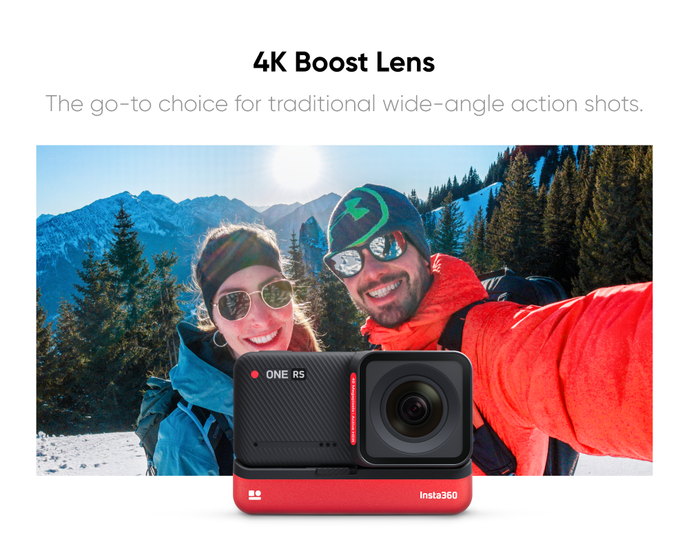 Insta360 ONE RS Boost 4K Edition Action Video Camera