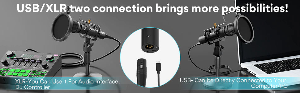 MAONO-USB-XLR-Professional-Microphone HD300 -14