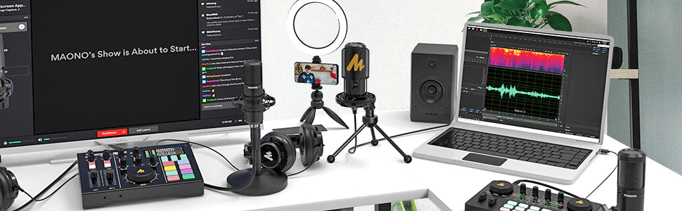 MAONO USB Microphone Professional Condenser PM461-15