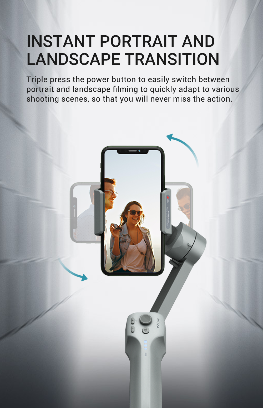 Moza Mini MX 3-Axis Smartphone Handheld Gimbal Stabilizer Selfie Stick