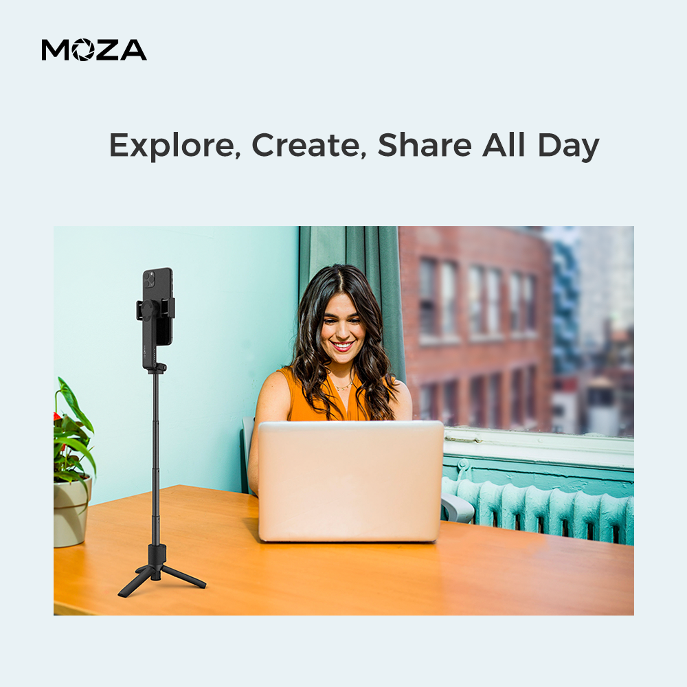 MOZA NANO SE Smartphone Selfie Stick Gimbal for Vlogging