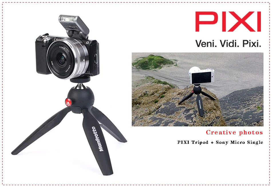 Manfrotto MTPIXI-B PIXI Mini Tripod-1