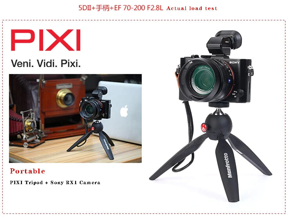 Manfrotto MTPIXI-B PIXI Mini Tripod-2