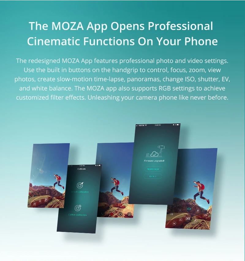 Moza Mini-mi 3-axis Smartphone Gimbal Stabilizer With Wireless Charging