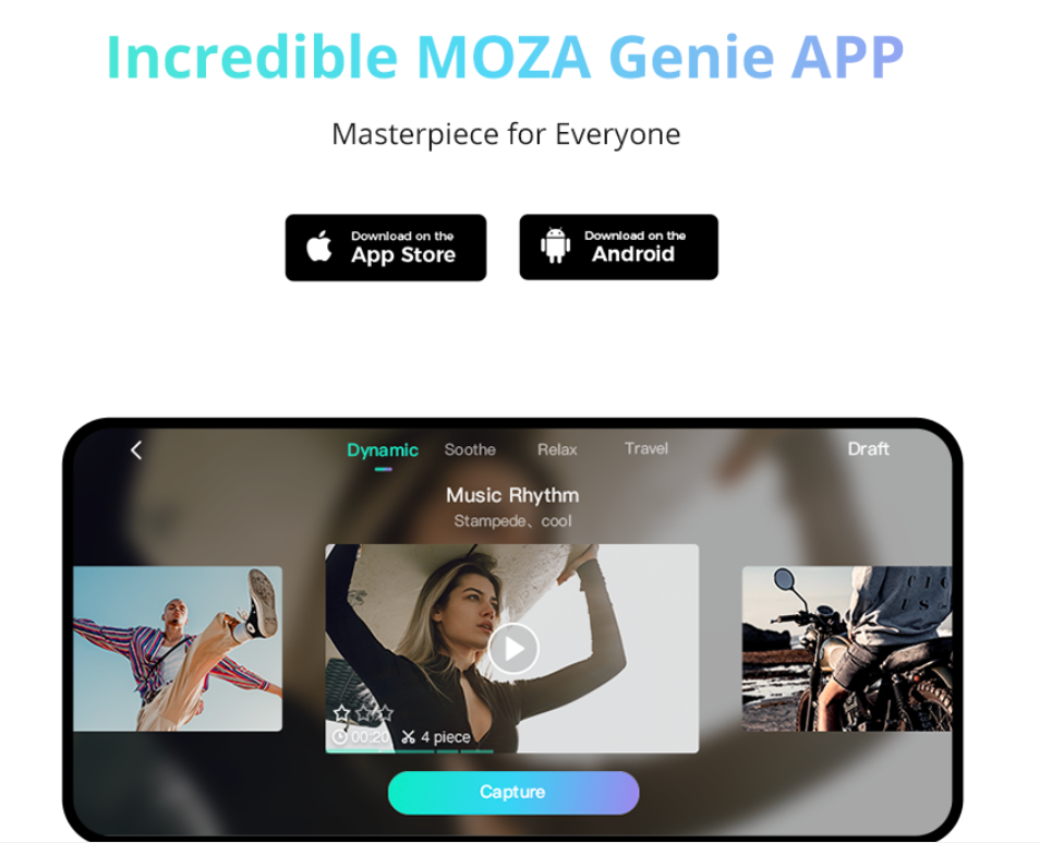 Moza Mini MX2 Smartphone 3-Axis Handheld Gimbal