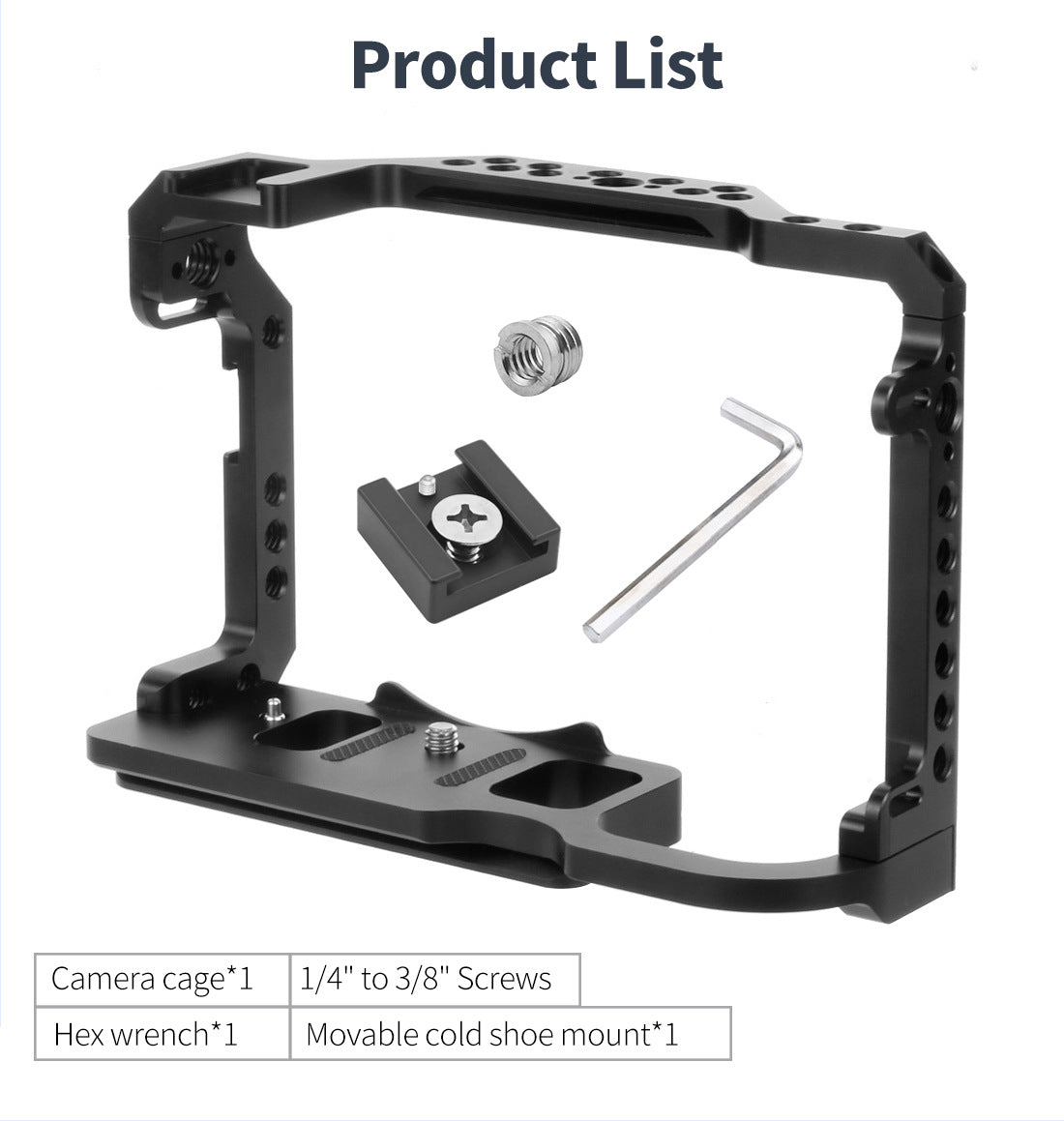 Feichao Camera Cage Rig for Canon EOS R5 R6
