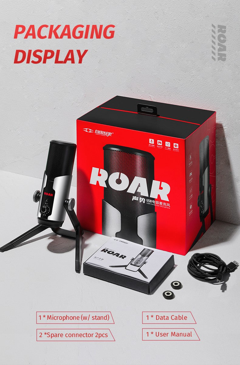 Liberty Gamer ROAR USB Condenser Microphone