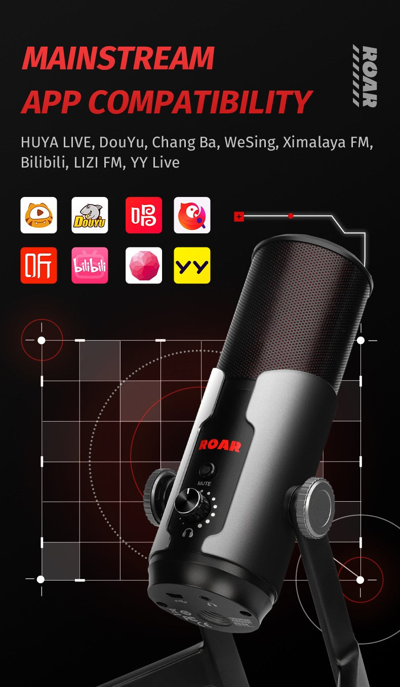 Liberty Gamer ROAR USB Condenser Microphone