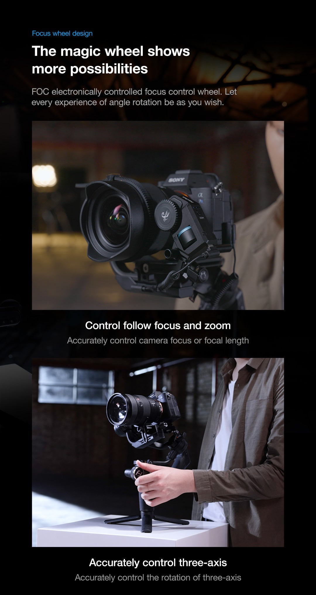 Feiyu SCORP 3 Axis Handheld Gimbal Stabilizer for DSLR Mirrorless Camera