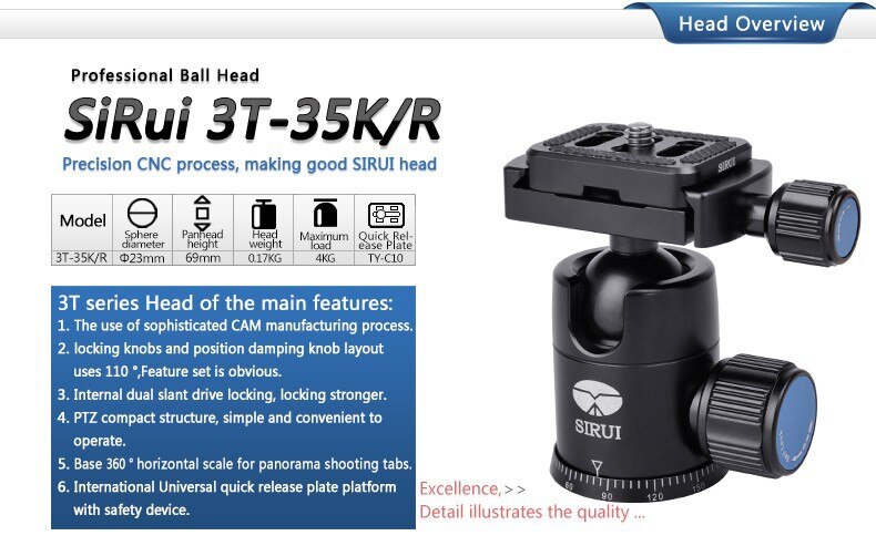 SIRUI-3T-35-TableTop-Tripod-Camera-Tripod-44