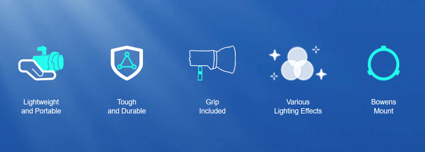 SIRUI 100W LED Monolight CS100 Daylight CS100B Bi-Color-2