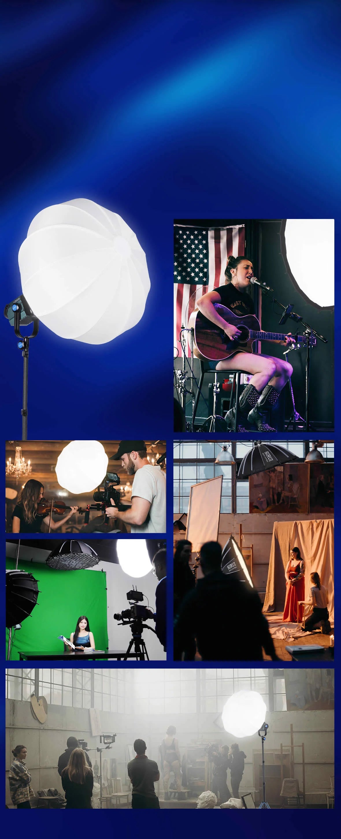 SIRUI Blaze Series 150W 300W Bi-Color Daylight LED Monolight -5