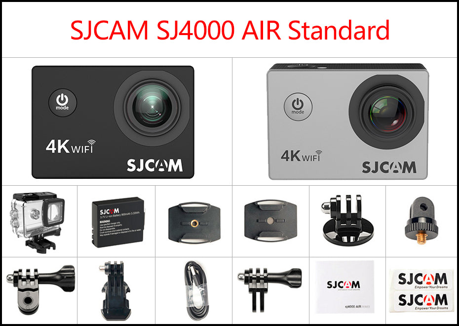 SJCAM SJ4K Wifi air package