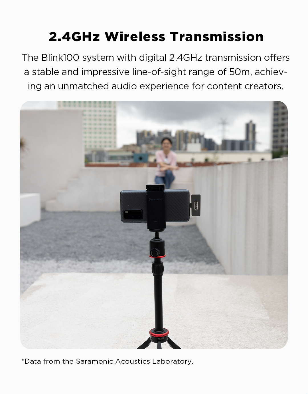 Saramonic Blink100 B1-B6 Dual-Channel Wireless Lavalier Microphone