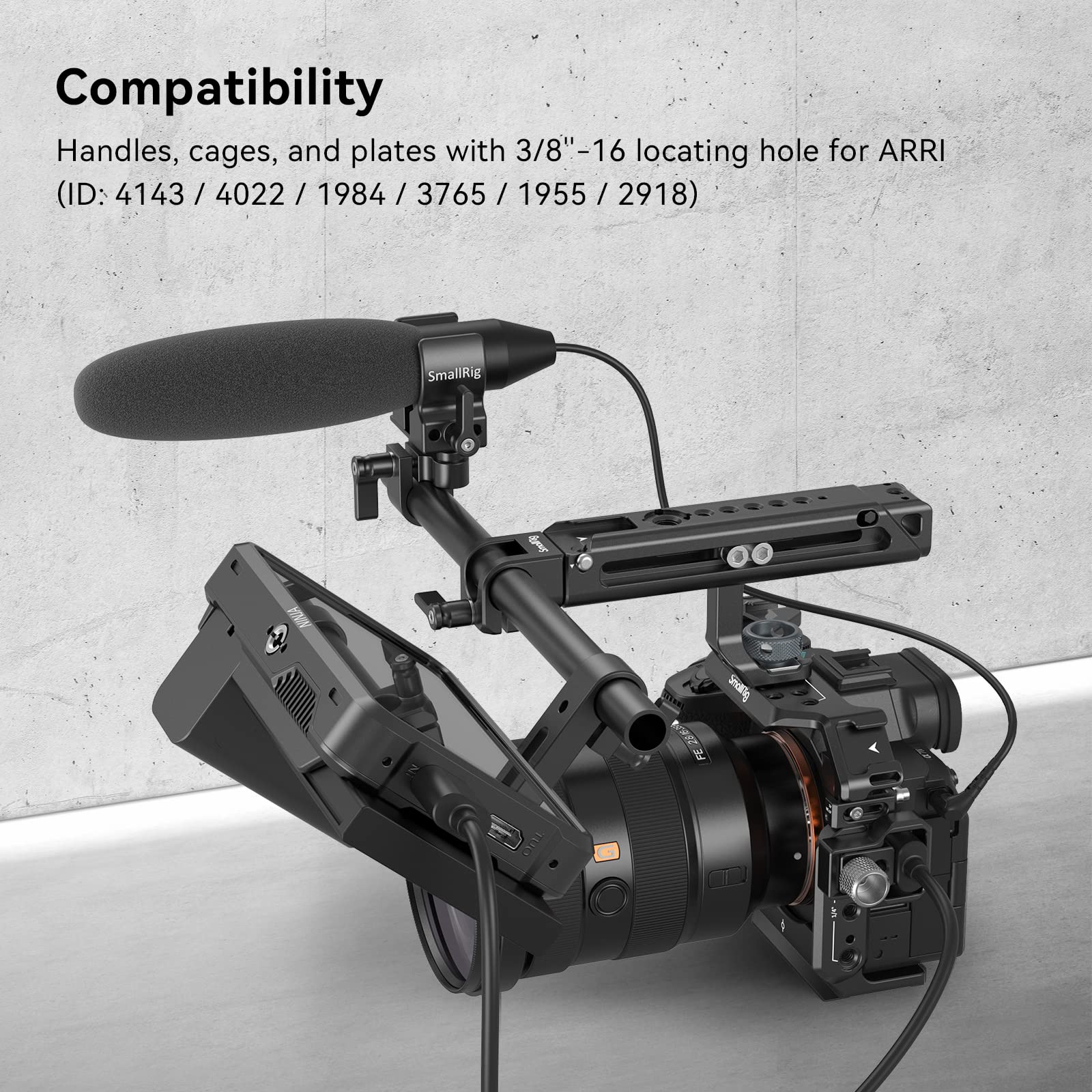 SmallRig 15mm ARRI Locating Single Rod Clamp 4171-5