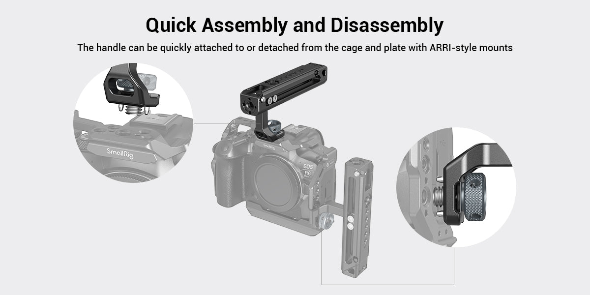 SmallRig Adjustable Top Handle (ARRI-Style Mount) 4153 -5