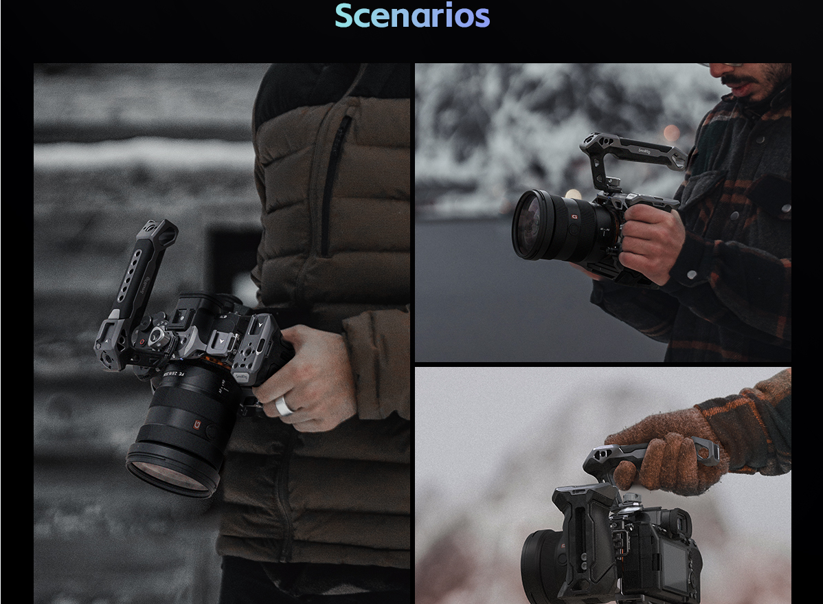 SmallRig Advanced Cage Kit for Sony Alpha 7R V Alpha 7 IV Alpha 7S III 3710-11