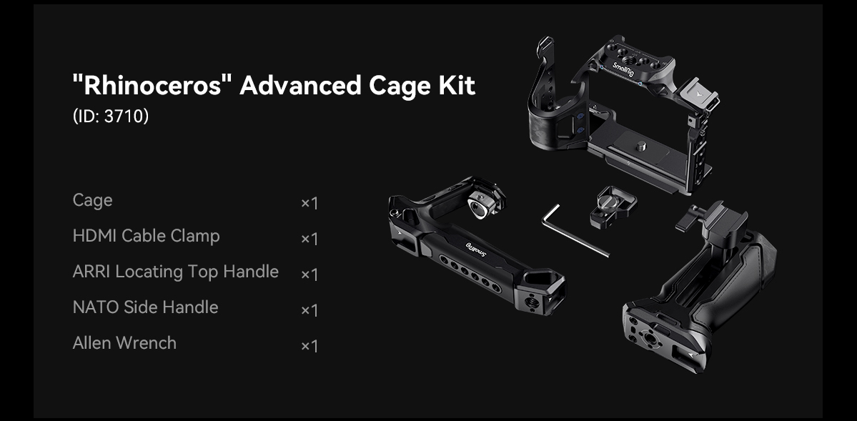 SmallRig Advanced Cage Kit for Sony Alpha 7R V Alpha 7 IV Alpha 7S III 3710-14