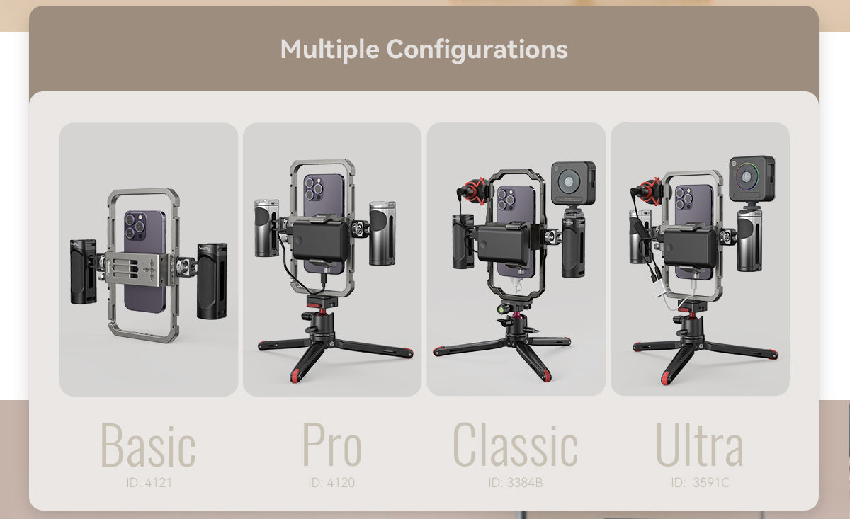 SmallRig All-in-One Mobile Video Rig Kits profor Video Creators 4120-2