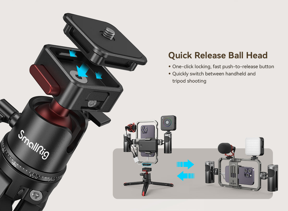 SmallRig All-in-One Mobile phone Video Rig kits Ultra for video Creators 3591C-4