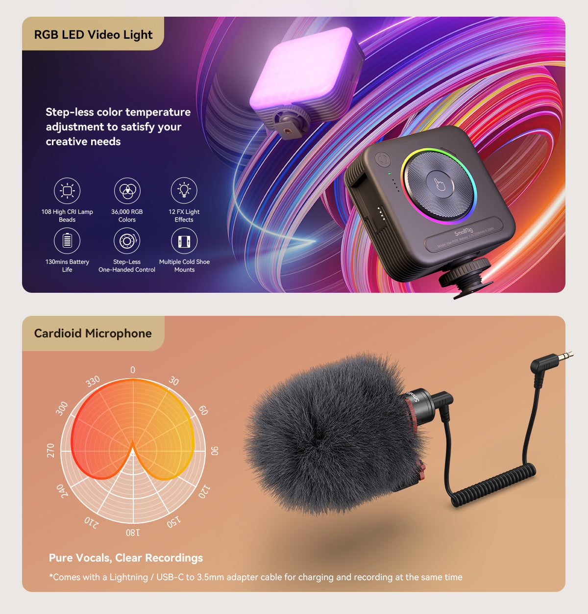 SmallRig All-in-One Mobile phone Video Rig kits Ultra for video Creators 3591C-7