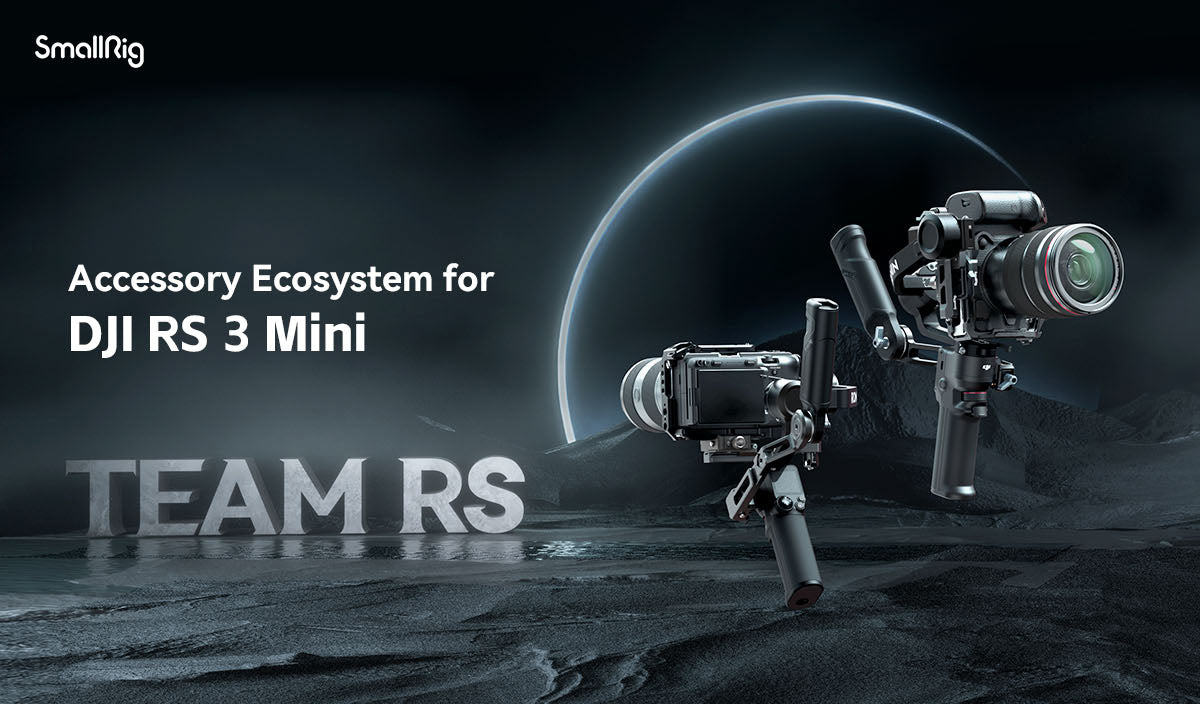 SmallRig Arca-Swiss Mount Plate,Extended vertical Arm for DJI RS 3 Mini -1