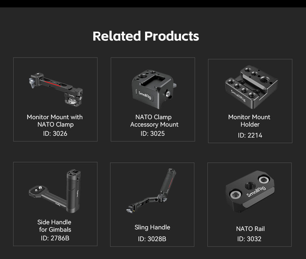SmallRig Arca-Swiss Mount Plate,Extended vertical Arm for DJI RS 3 Mini-9