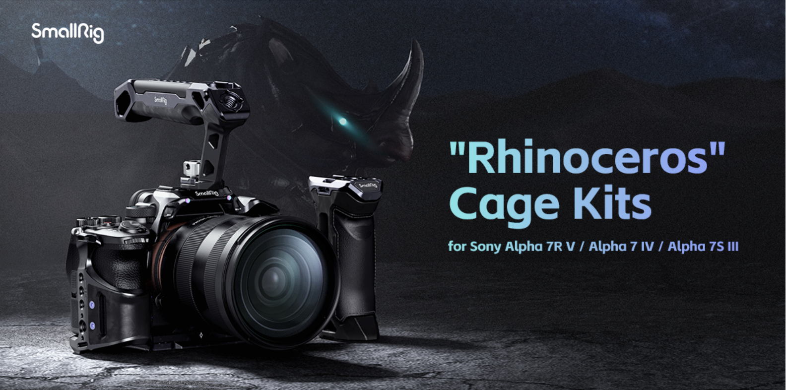 SmallRig Basic Cage Kit for Sony Alpha 7R V Alpha 7 IV Alpha 7S III 3708 -12