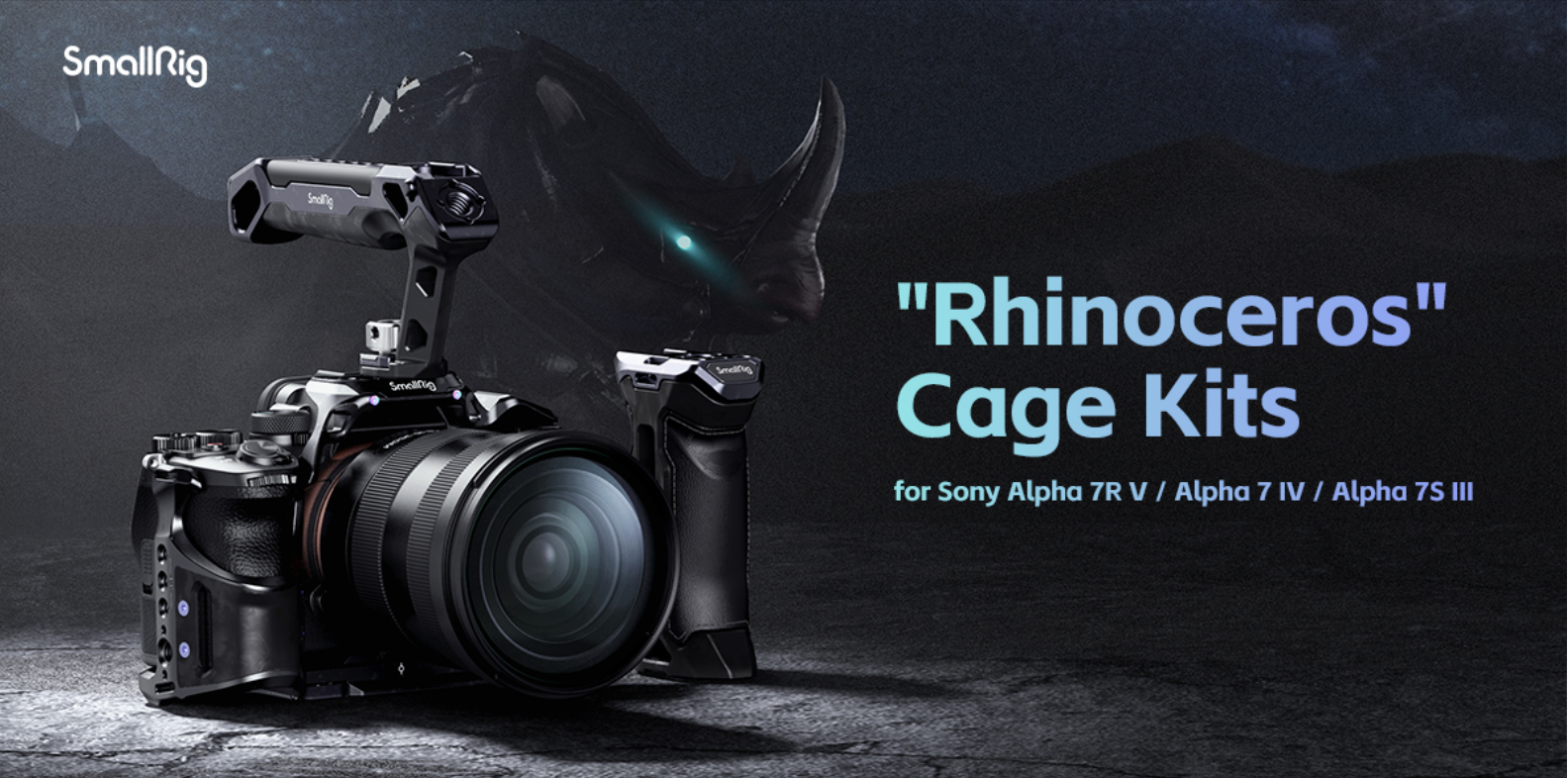 SmallRig Basic Cage Kit for Sony Alpha 7R V  Alpha 7 IV  Alpha 7S III 3708 -12