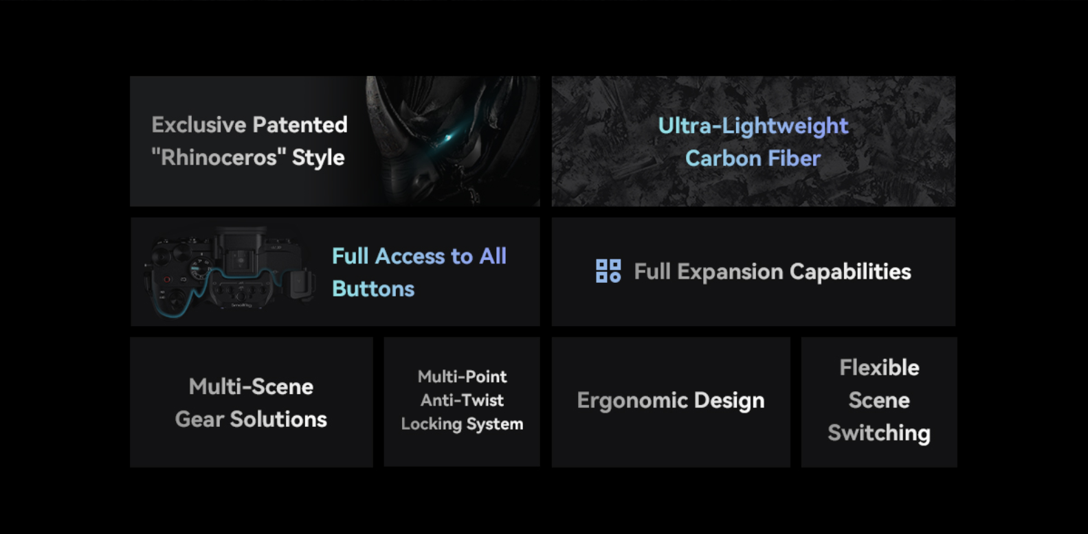 SmallRig Basic Cage Kit for Sony Alpha 7R V Alpha 7 IV Alpha 7S III 3708 -13