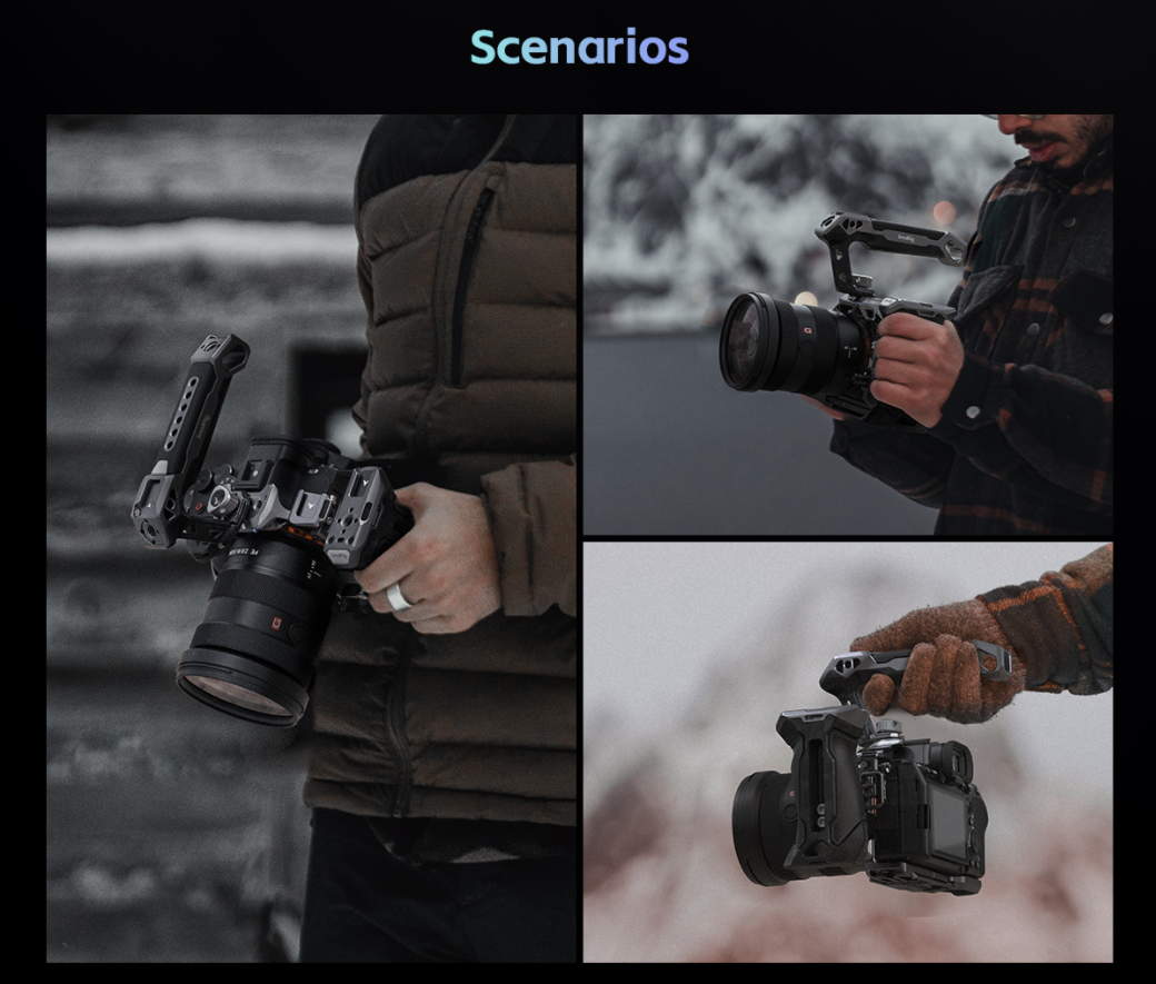 SmallRig Basic Cage Kit for Sony Alpha 7R V Alpha 7 IV Alpha 7S III 3708 -23