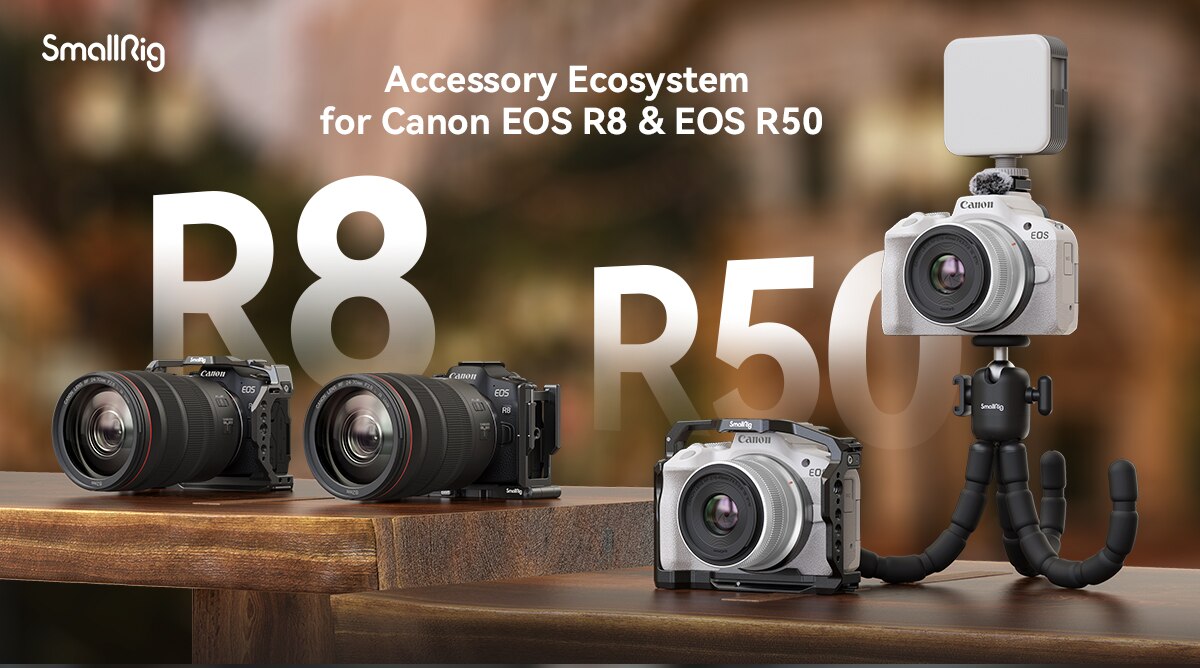 SmallRig Cage Accessory Ecosystem for Canon EOS R8 R50-1