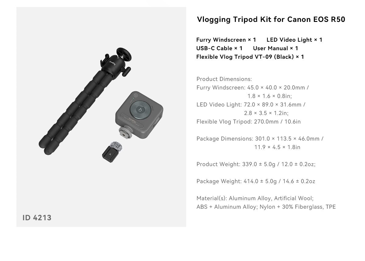 SmallRig Cage Accessory Ecosystem for Canon EOS R8 R50-18