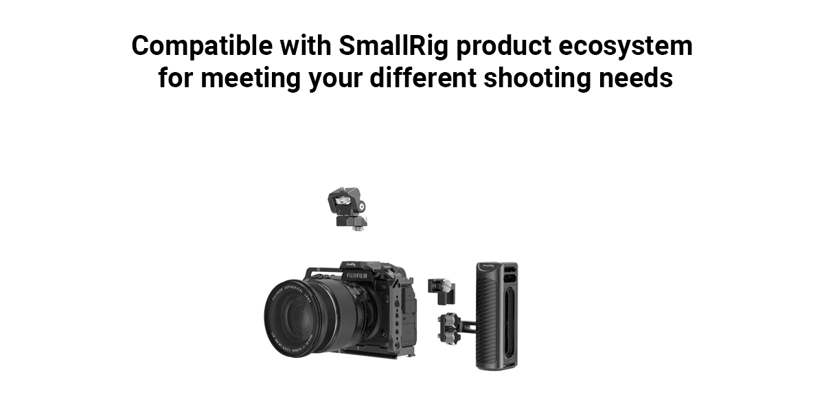 SmallRig Cage for FUJIFILM X-H2 X-H2S 3934 -3