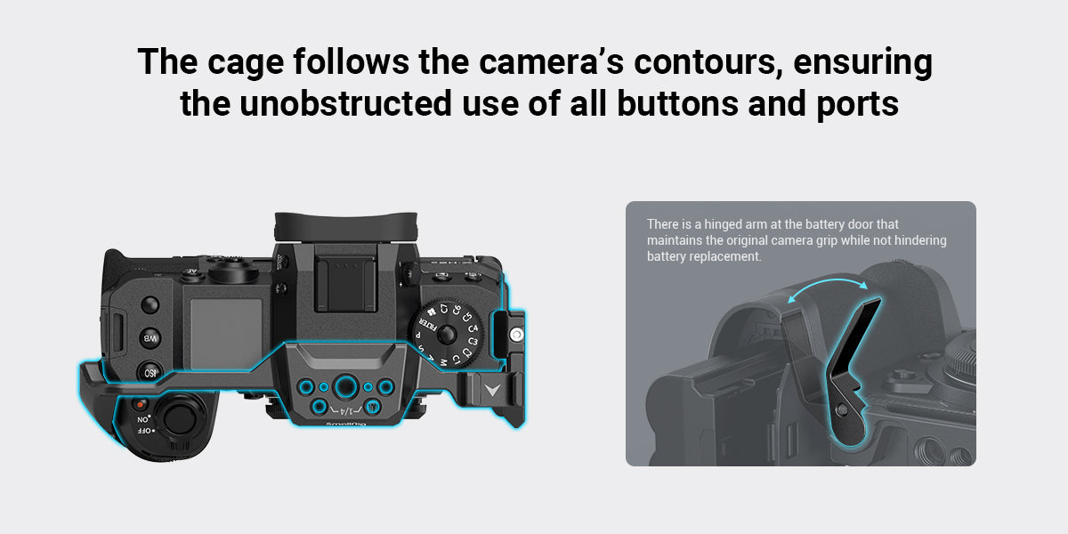 SmallRig Cage for FUJIFILM X-H2 X-H2S 3934 -5