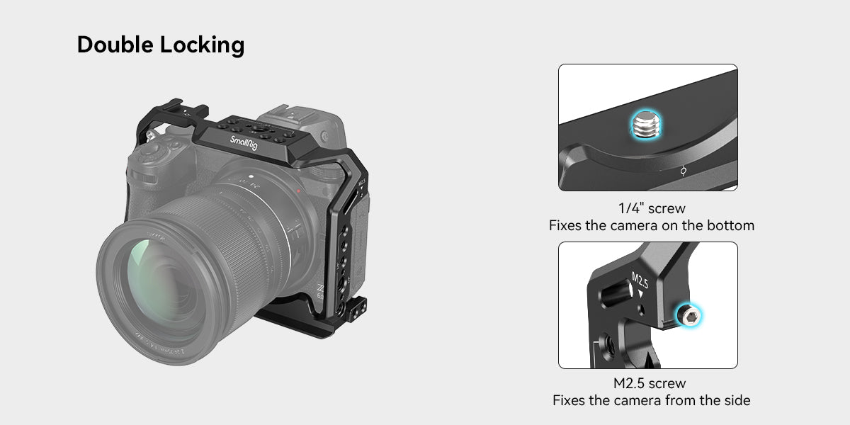 SmallRig Cage for Nikon Z 5 Z 6 Z 7 Z 6II Z 7II 2926B -5