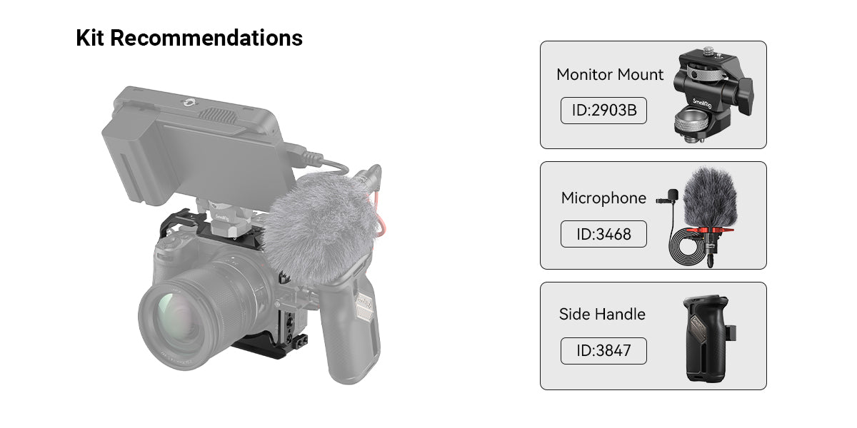 SmallRig Cage for Nikon Z 5 Z 6 Z 7 Z 6II Z 7II 2926B -6