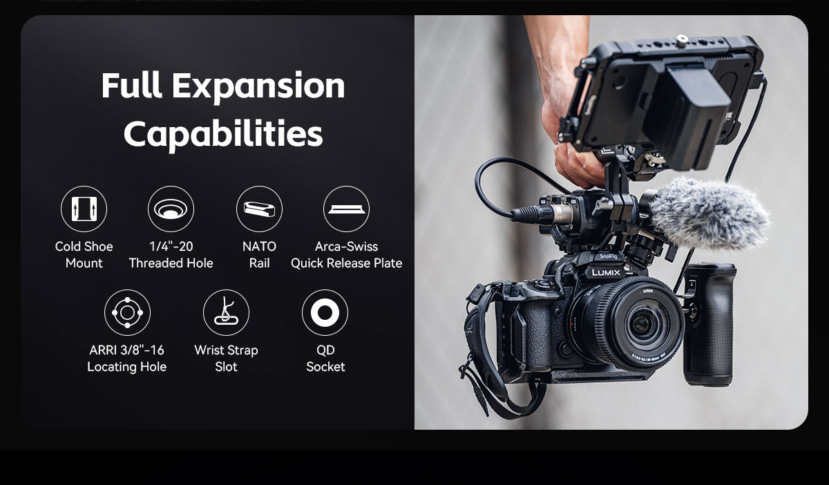 SmallRig Cage for Panasonic LUMIX S5 II S5 IIX 4023-12