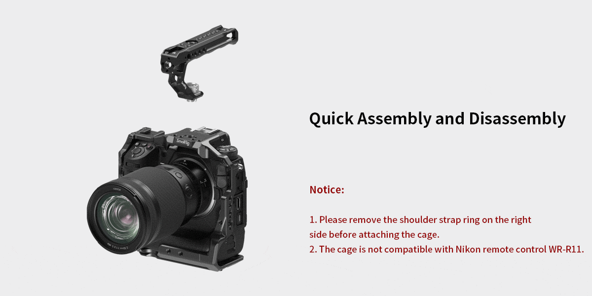 SmallRig Camera Cage Kit for Nikon Z 9 3738 -3