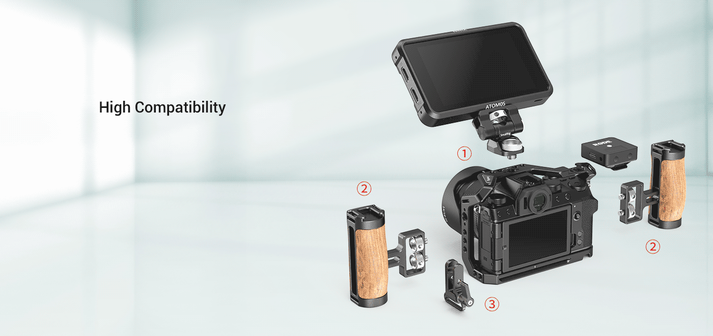 SmallRig Camera Cage for FUJIFILM X-S10 3087 -6