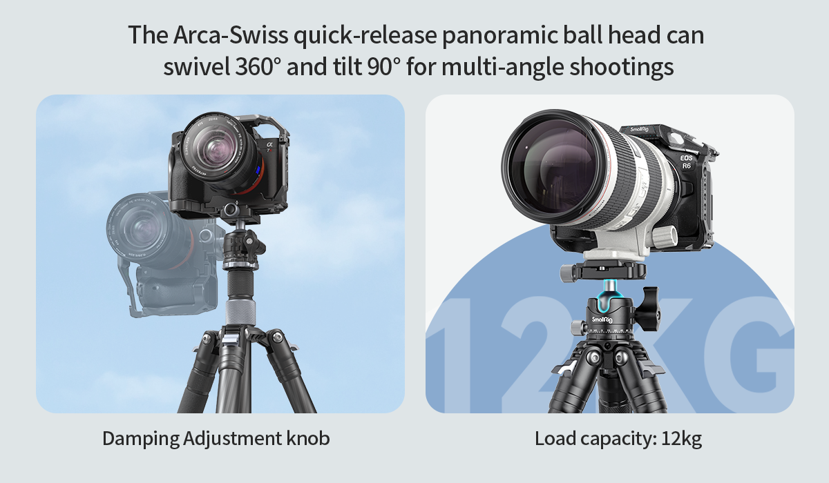 SmallRig Carbon Fiber Tripod AP-10 4060 -4