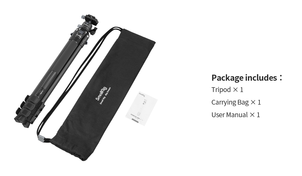 SmallRig Carbon Fiber Tripod AP-10 4060 -9